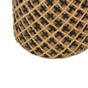 Σκαμπό Nelly Inart φυσικό 100% γιούτα 40x40x40εκ – 302-000022