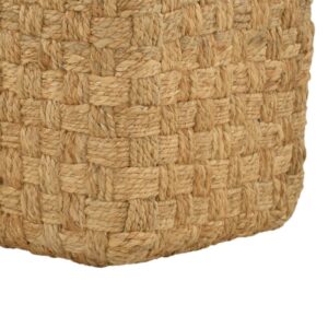 Σκαμπό Aropion Inart μπεζ 100% γιούτα 40x40x40εκ – 302-000029