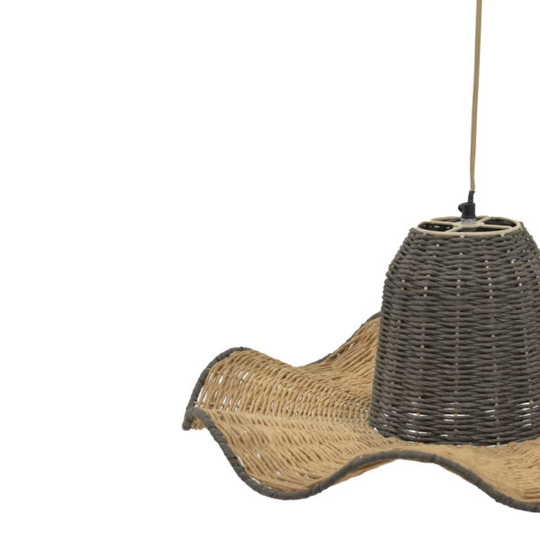Φωτιστικό οροφής Darla Inart E27 φυσικό Φ57×110εκ – 311-000013