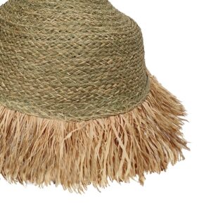 Φωτιστικό οροφής Boher Inart seagrass σε φυσική απόχρωση Φ33×76εκ – 313-000026