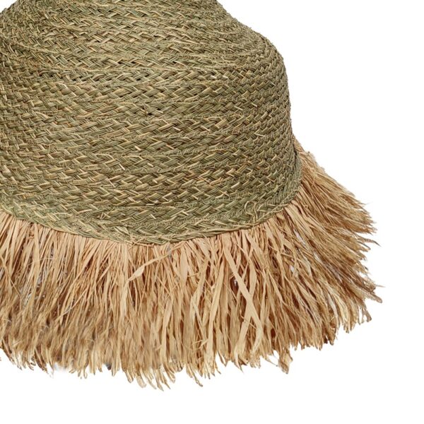 Φωτιστικό οροφής Boher Inart seagrass σε φυσική απόχρωση Φ33×76εκ – 313-000026