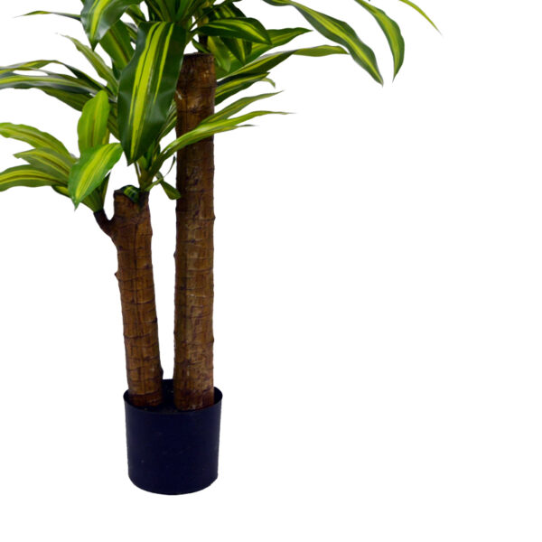Διακοσμητικό φυτό  Dracaena σε γλάστρα Inart πράσινο pp Υ110εκ – 316-000008