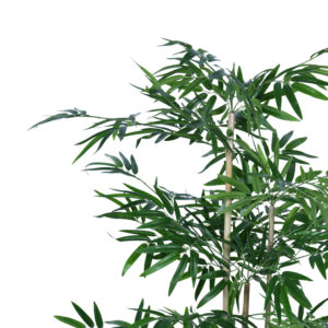 Διακοσμητικό φυτό Bamboo σε γλάστρα Inart πράσινο pp Υ130εκ – 316-000018