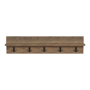 Κρεμάστρα τοίχου Esform pakoworld oak μελαμίνης 80x11x18εκ – 321-000054