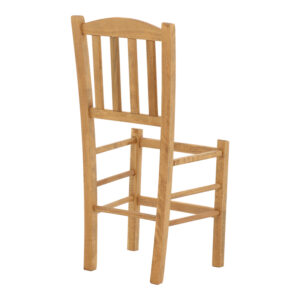 Καρέκλα καφενείου Σύρος pakoworld μασίφ ξύλο οξιάς λούστρο καρυδί 41x42x92εκ – 325-000006