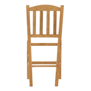Καρέκλα καφενείου Σύρος pakoworld μασίφ ξύλο οξιάς λούστρο καρυδί 41x42x92εκ – 325-000006