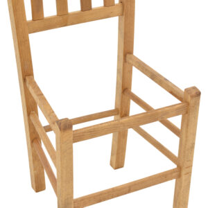 Καρέκλα καφενείου Σύρος pakoworld μασίφ ξύλο οξιάς λούστρο καρυδί 41x42x92εκ – 325-000006