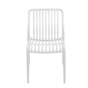 Καρέκλα Zoi pakoworld pp σε λευκή απόχρωση 42x58x79εκ – 326-000001