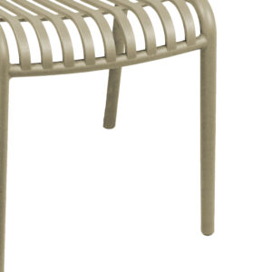 Καρέκλα Zoi pakoworld pp σε απόχρωση cappucino 42x58x79εκ – 326-000003