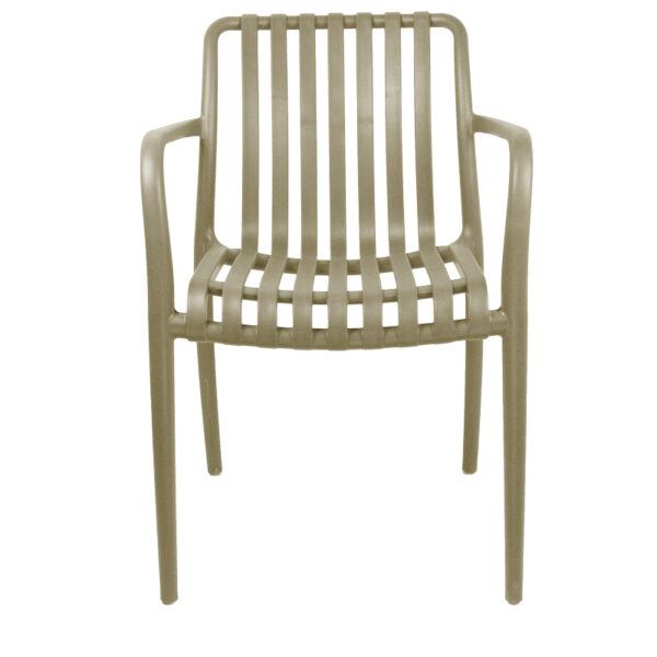Πολυθρόνα Zoi pakoworld pp σε cappucino απόχρωση 58.5x54x80εκ – 326-000007
