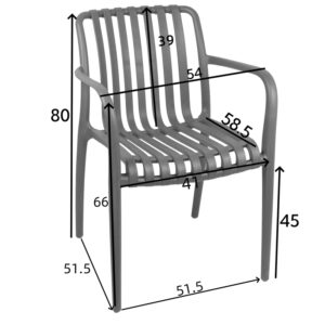 Πολυθρόνα Zoi pakoworld pp σε cappucino απόχρωση 58.5x54x80εκ – 326-000007