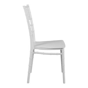 Καρέκλα Tiffany pakoworld pp σε λευκή απόχρωση 40x40x88εκ – 326-000012