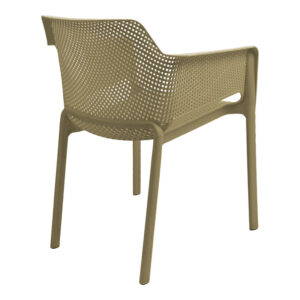 Πολυθρόνα Oviez pakoworld pp σε cappuccino απόχρωση 59x58x79εκ – 326-000028