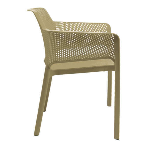 Πολυθρόνα Oviez pakoworld pp σε cappuccino απόχρωση 59x58x79εκ – 326-000028