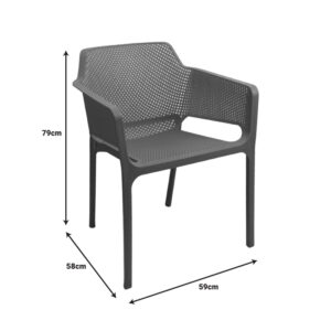 Πολυθρόνα Oviez pakoworld pp σε cappuccino απόχρωση 59x58x79εκ – 326-000028