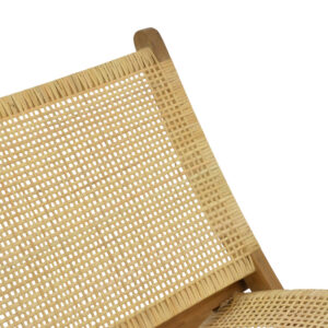 Πολυθρόνα Jerenze pakoworld φυσικό teak ξύλο-φυσικό rattan 65x78x68εκ – 336-000010