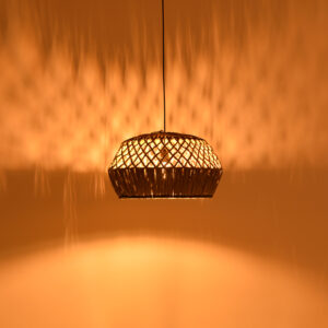 Φωτιστικό οροφής Fose Inart mendong σε φυσική απόχρωση Φ50×27εκ – 337-000024