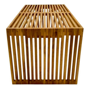 Τραπέζι Marlin pakoworld teak ξύλο σε φυσική απόχρωση 100x50x45εκ – 343-000025