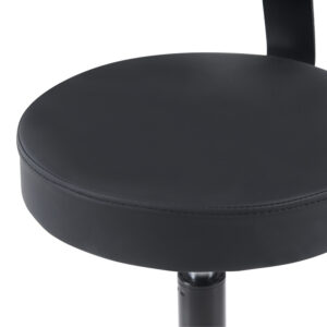 Καρέκλα γραφείου τροχήλατη Mafeshi pakoworld pu σε μαύρη απόχρωση 45x44x70-82εκ – 360-000016