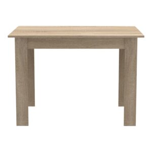 Τραπέζι Manka pakoworld σε sonoma απόχρωση 110x80x77εκ – 361-000002