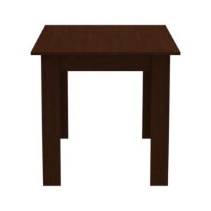 Τραπέζι Manka pakoworld σε wenge απόχρωση 110x80x77εκ – 361-000004