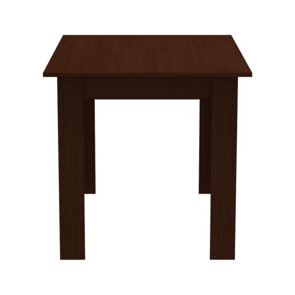 Τραπέζι Manka pakoworld σε wenge απόχρωση 110x80x77εκ – 361-000004