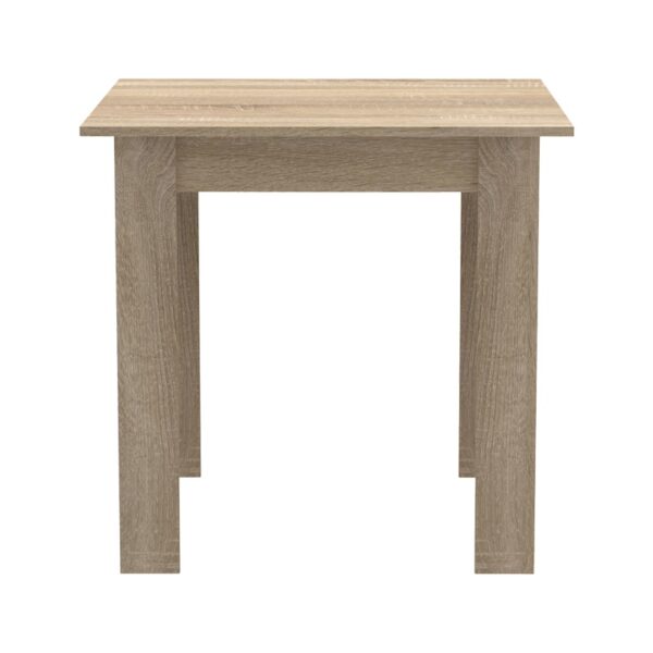 Τραπέζι Manka I pakoworld σε sonoma απόχρωση 80x80x77εκ – 361-000006