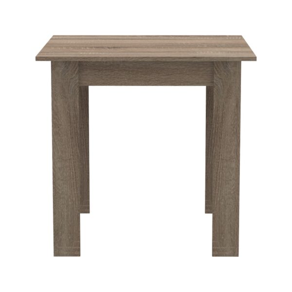 Τραπέζι Manka I pakoworld σε sonoma truffle απόχρωση 80x80x77εκ – 361-000007