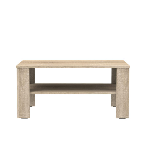 Τραπέζι σαλονιού Κhofi pakoworld σε sonoma απόχρωση 90x60x42.3εκ – 361-000027