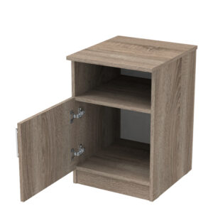 Κομοδίνο Galdi pakoworld σε sonoma truffle απόχρωση 40x45x60εκ – 361-000034
