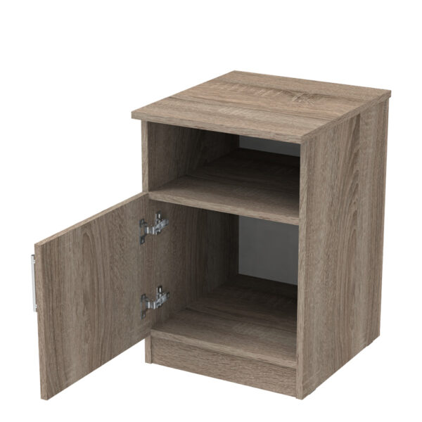 Κομοδίνο Galdi pakoworld σε sonoma truffle απόχρωση 40x45x60εκ – 361-000034