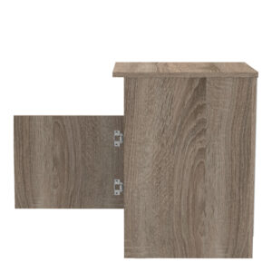 Κομοδίνο Galdi pakoworld σε sonoma truffle απόχρωση 40x45x60εκ – 361-000034