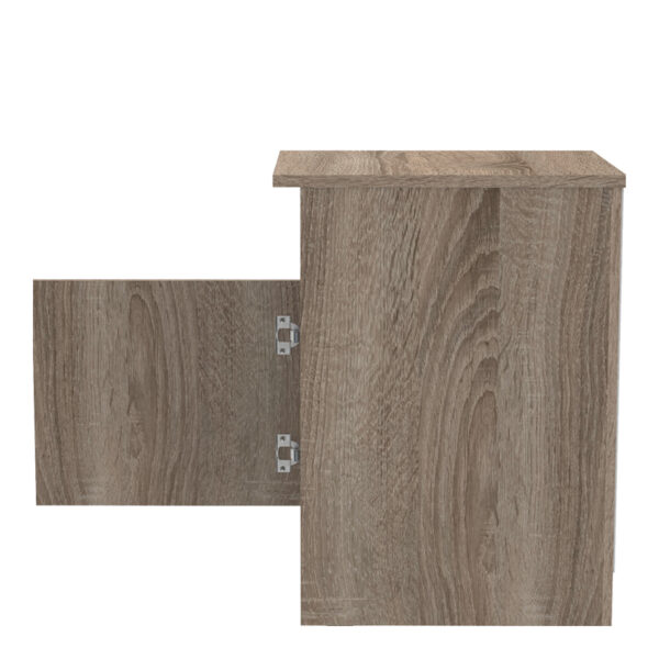 Κομοδίνο Galdi pakoworld σε sonoma truffle απόχρωση 40x45x60εκ – 361-000034