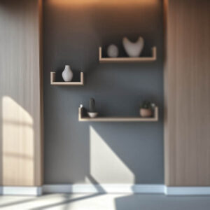 Ραφιέρα τοίχου Derva pakoworld σε oak απόχρωση 30x15x10cm – 361-000081