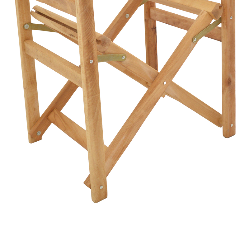 Σκελετός πολυθρόνας σκηνοθέτη Kompa pakoworld μασίφ ξύλο οξιάς σε φυσική απόχρωση 56.5x54x88εκ – 363-000002