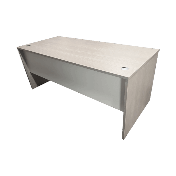 Γραφείο εργασίας Armadi pakoworld σε sonoma-λευκή απόχρωση 160x80x75εκ – 367-000007