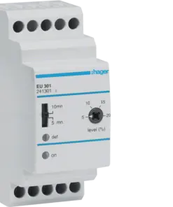 Επιτηρητής Τάσης Ράγας 3Φ με Χρονοκαθυστέρηση Επαναφοράς Ράγας 400V Hager – EU301