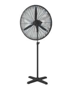 Ανεμιστήρας Δαπέδου Βιομηχανικός με Ορθοστάτη Αλουμίνιο 160W Μαύρος με 3 Πτερύγια & Τηλεχειριστήριο Φ60 ACA – FANSPFLB30R