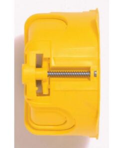 Κουτί Γυψοσανίδας 1 Θέσης Κίτρινο 40mm Βάθος LEGRAND – 80041