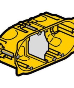 Κουτί Γυψοσανίδας 2 Θέσεων 4/5 Στοιχείων Κίτρινο 40mm Βάθος LEGRAND – 080042