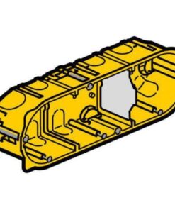 Κουτί Γυψοσανίδας 3 Θέσεων 6/8 Στοιχείων Πορτοκαλί 40mm Βάθος LEGRAND – 080043