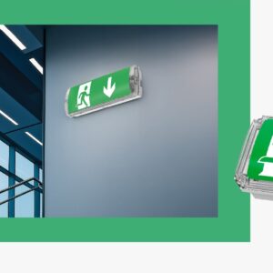 Φωτιστικό Ασφαλείας Συνεχούς & Μη Λειτουργίας 3h Οροφής-Τοίχου LED 3.5W 80lm Ψυχρό Λευκό 6500K Eurolamp IP66 – 145-28130