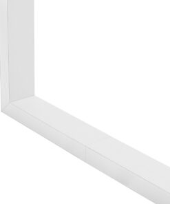 GLOBOSTAR® ALP-CORNER-SIDE90 LUMILINE 61766 Επιφανειακό / Κρεμαστό Προφίλ Αλουμινίου Γωνία με Λευκό Γαλακτερό Πατητό Κάλυμμα για Ταινίες LED IP20 – Λευκό Ματ – Μ30 x Π3.5 x Υ7cm