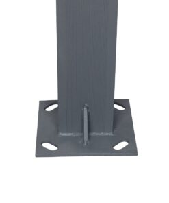 GLOBOSTAR® ZAPOPAN 90838 Φωτιστικό Urban Light Πλατείας/Πάρκου LED 30W 4080lm 120° AC 220-240V Αδιάβροχο IP65 IK09 Φυσικό Λευκό 5000K – LUMILEDs SMD Chip & MEANWELL Driver – Γκρι Ανθρακί – Μ75 x Π14 x Υ360cm – 5 Χρόνια Εγγύηση