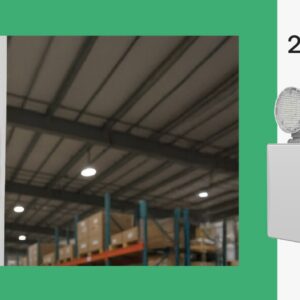 Φωτιστικό Ασφαλείας 3h LED 2.2W 300lm Ψυχρό Λευκό 6500K Eurolamp – 145-28601