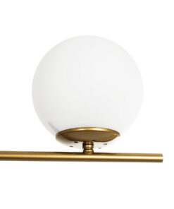 GLOBOSTAR® GLOBUS 201-0119 Μοντέρνο Φωτιστικό Οροφής με Ντουί 2 x E27 AC 220-240V IP20 – Χρυσό & Λευκό – Μ65 x Π15 x Υ623cm