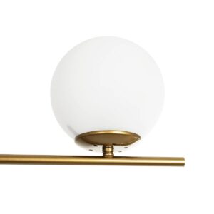 GLOBOSTAR® GLOBUS 201-0119 Μοντέρνο Φωτιστικό Οροφής με Ντουί 2 x E27 AC 220-240V IP20 – Χρυσό & Λευκό – Μ65 x Π15 x Υ623cm