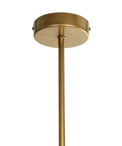 GLOBOSTAR® GLOBUS 201-0119 Μοντέρνο Φωτιστικό Οροφής με Ντουί 2 x E27 AC 220-240V IP20 – Χρυσό & Λευκό – Μ65 x Π15 x Υ623cm