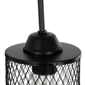 GLOBOSTAR® HANDANG 201-0123 Vintage Φωτιστικό Τοίχου – Απλίκα με Ντουί 1 x E27 AC 220-240V IP20 – Μαύρο – Μ12 x Π24 x Υ34cm
