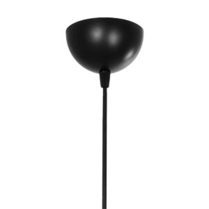 GLOBOSTAR® LAVERA 201-0124 Vintage Κρεμαστό Φωτιστικό Οροφής με Ντουί 1 x E27 AC 220-240V IP20 – Μπρονζέ & Μαύρο – Μ14 x Π14 x Υ44cm